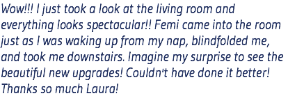 Testimonial from Victoria and Femi